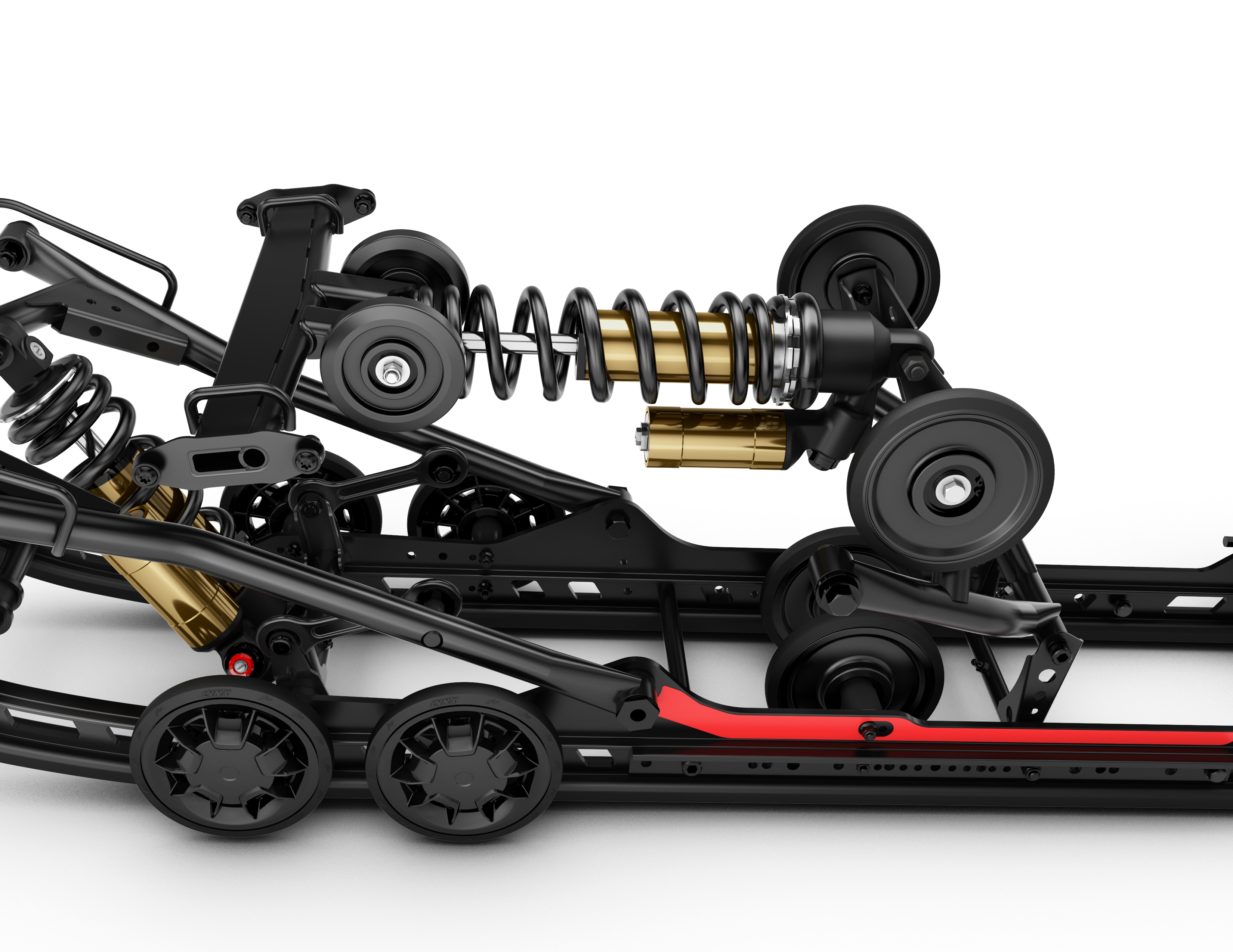 Lynx PPS³ rear suspension spring preload adjustment