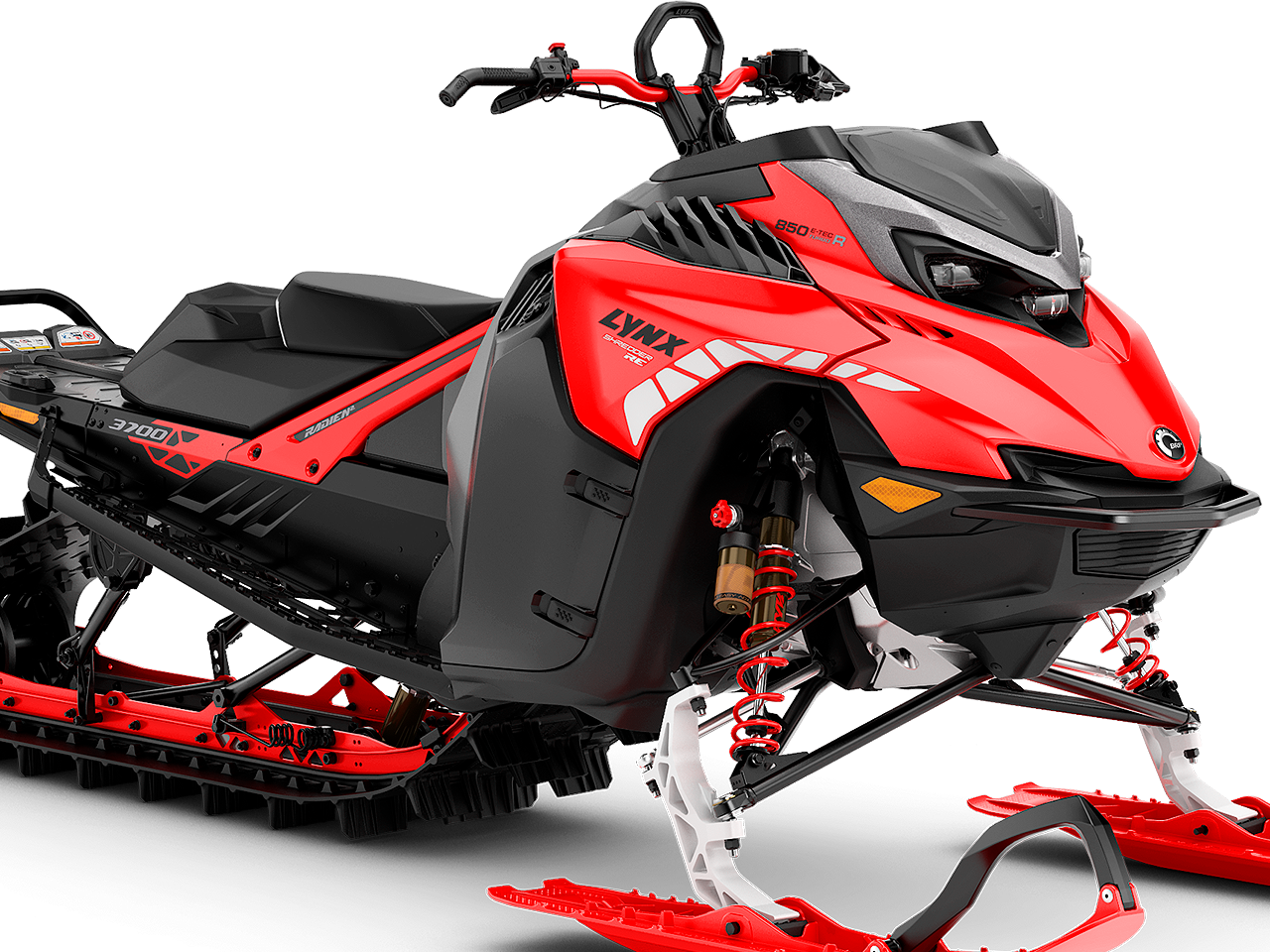 Radien2 platform of Shredder DS snowmobile