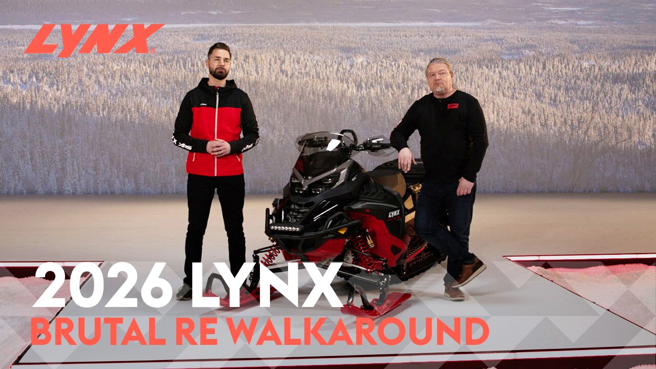 Discover the new 2026 Lynx Brutal snowmobile