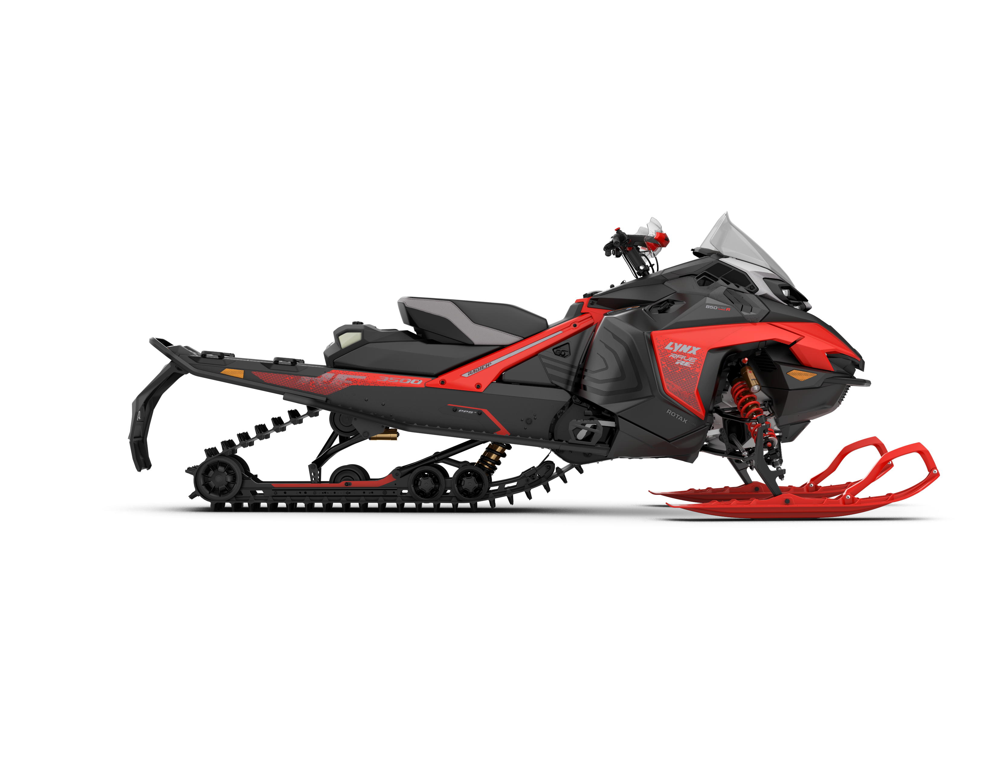 Lynx Rave RE snowmobile Radien2 side view