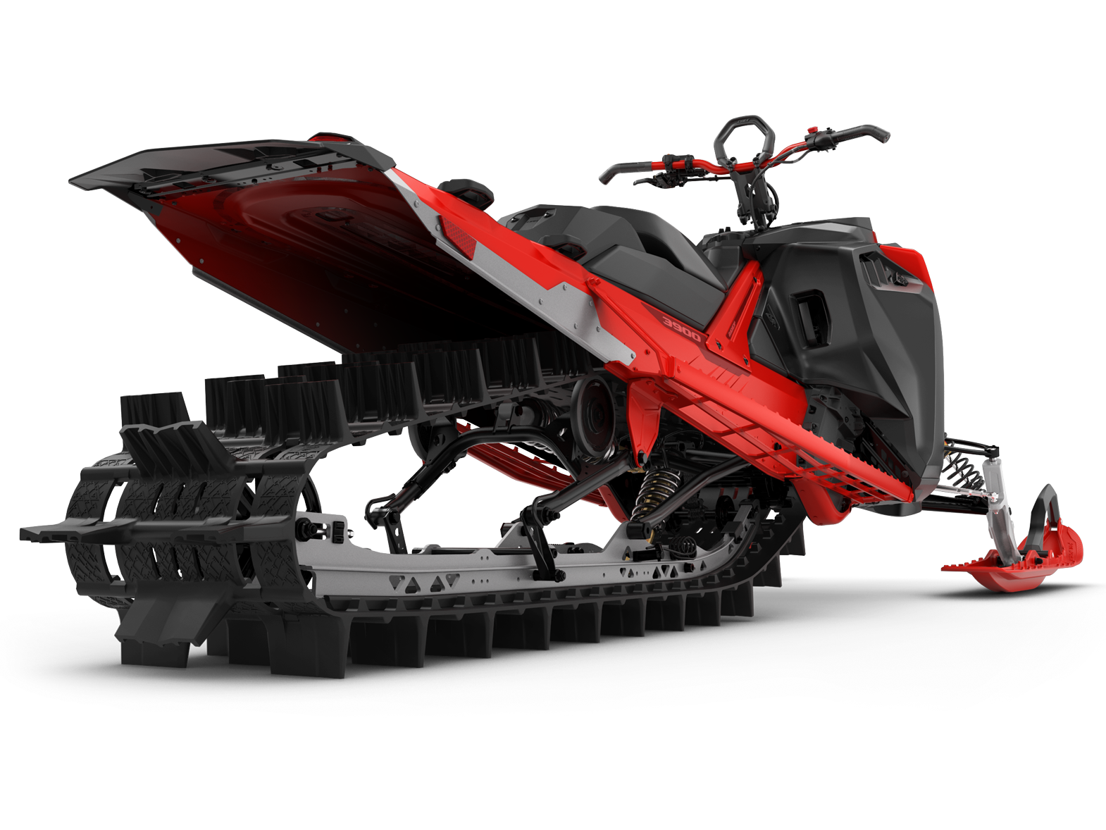 Radien2 platform of Shredder DS snowmobile