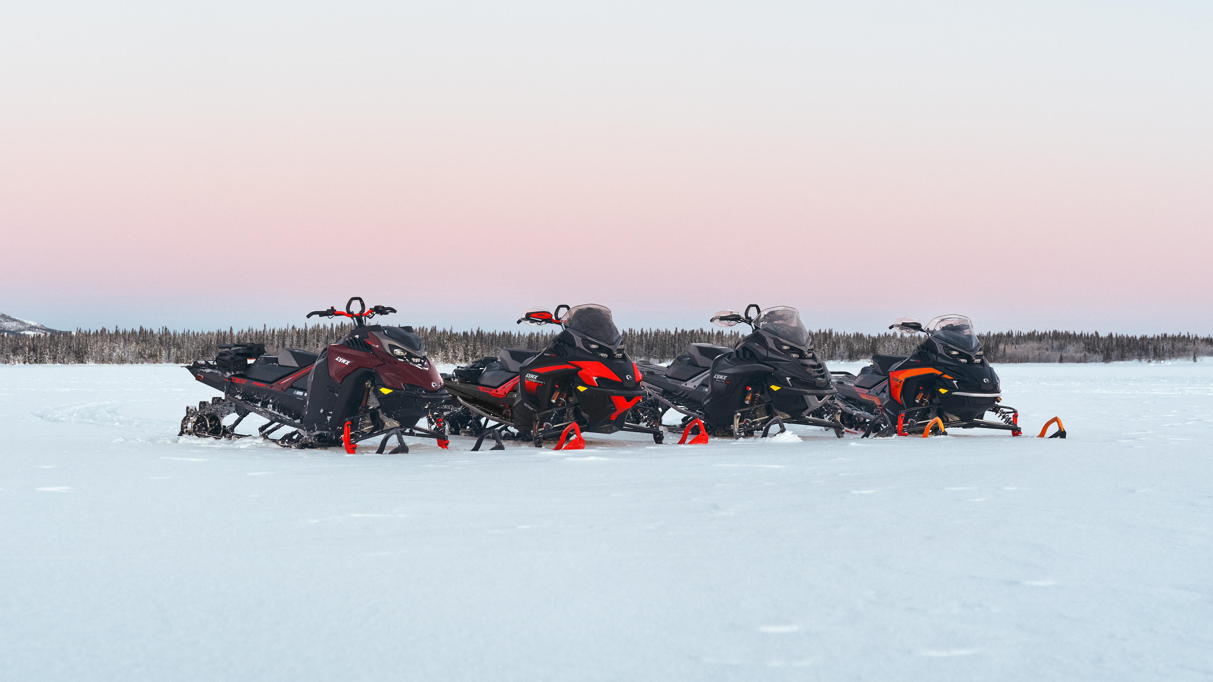 The 2025 Lynx snowmobile lineup